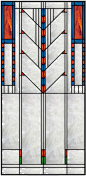 frank lloyd wright stained glass windows