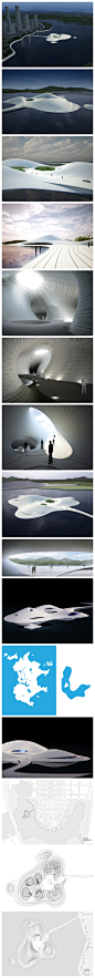 1169-艺术博物馆 Pingtan Art Museum by MAD【设计贰三】#建筑# #设计# #建筑设计# #建筑艺术#