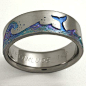 Titanium Wedding Ring by Exotica Jewelry:
