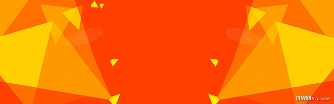 橙色背景图banner