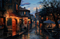 俄罗斯画家Evgeny Lushpin | 灯火阑珊