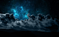 General 1920x1200 space stars clouds night