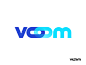 Voom Logo devices medical chain link unfold brand agency branding brand design logo voom