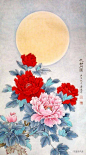 月圆中秋，花开富贵！中国传统国画给您送吉祥！