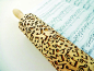 MELODY Embossing Rolling Pin. Engraved rolling pin for embossed cookies.