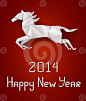 New Years Horse Stock Photo - Image: 34977480