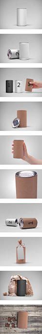 食品包装袋效果图模板高端茶叶咖啡豆包装PSD效果图贴图纸盒
