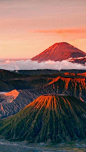 Mount Bromo, Indonesia. Gunung, Active Volcano in Indonesia.