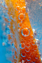 饮食,橙色,水,液体,泡泡_94291848_Orange and bubbles_创意图片_Getty Images China