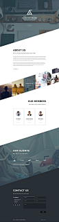 Angle Business Agency Web Template Design : Web Template Designing Project By Ali Sayed.