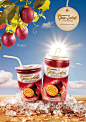 FERRERO Gran Soleil • Specialità da bere TVC + print : TVC for a new FERRERO product. A drink positioned between juices and smoothies.