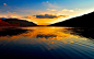 General 1920x1200 nature landscape sunset lake silhouette water