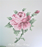 Cross stitch  rose pattern