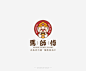 学LOGO-马师傅肉夹馍-小吃logo-餐饮logo-卡通logo-人像构成-现代logo