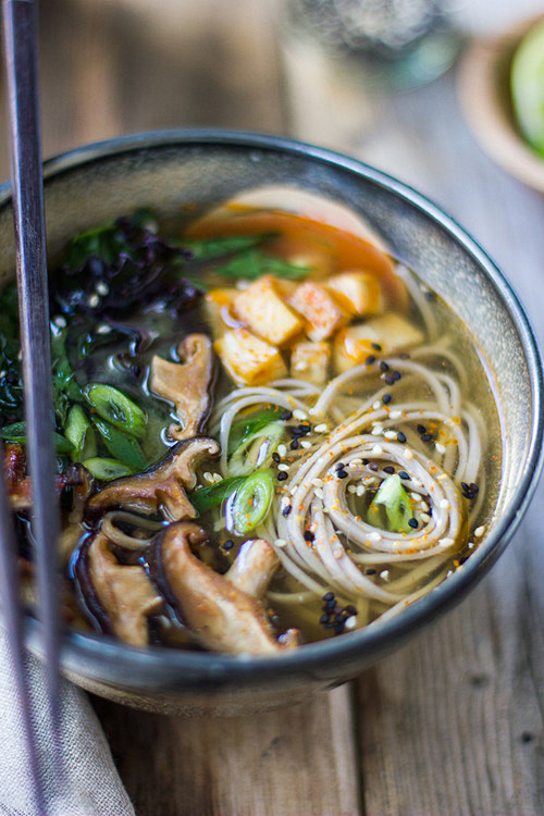 Miso and Soba Noodle...