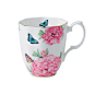 英国瓷器品牌Royal Albert和超模Miranda Kerr合作，推出了一系列以牡丹花为主题的茶具组合，华丽又甜美，让下午茶充满浪漫气氛。本次的茶具，除了牡丹外，还有蝴蝶在花中飞舞，就像一场花园中的派对，倒入浓醇的红茶、放上精致的甜点，仿佛就像中世纪的公主一般高贵。