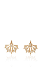 Rose Gold And Diamond Starburst Earrings by SUTRA for Preorder on Moda Operandi