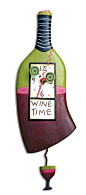 Allen Designs Wine Time - is fun, funky and really adds some flaire to your decor. www.scantrade.ca