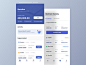 This work is part of the project I am working on. The design size is iPhone X. The design style is simple and clean, and the main color of blue highlights the financial security. I hope to be helpf...