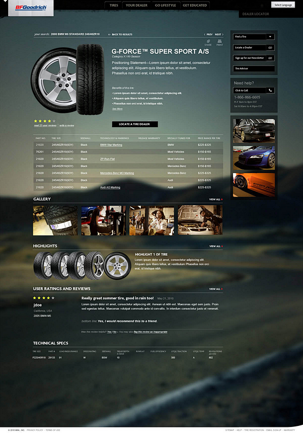 OFF-ROAD强悍越野轮胎网站设计 1...
