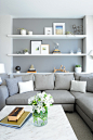 Nob Hill Pied-a-Terre - transitional - Living Room - San Francisco - Leverone Design, Inc.
