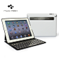 NBC 苹果iPad 2 3 4蓝牙键盘 iPad mini键盘 超薄休眠皮套保护套