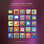 Free download: 5 O’Clock Shadows Icon Set | Webdesigner Depot