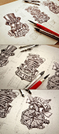 Logo Concepts; this whole page has some amazing artwork. You should definitely go check it out!
