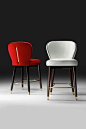 Every inch a statement of outstanding elegance and design, the High End Italian Designer Bar Stool is seductive. Timeless glamour. To suit both a classic or contemporary interior for the refined design lover, the perfect addition to any bar area or kitche