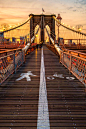 美国纽约市布鲁克林大桥