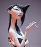 Judy - based on Devon Cady-Lee's Window Light, Brad Nawrocki : This sculpt was done along with Dylan Ekren's absolutely amazing Creating Appealing Characters course on Mold3D, based on a painting by Devon Cady-Lee:<br/><a class="text-meta me