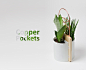 Сopper pockets : Flowerpot  "Сopper pockets"