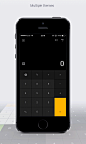 CalcFLO - iPhone & iPad App : Simple calculator app with memory function for iOS devices. There was one major purpose: to give users quite standard calc with some extra features but to make using it more enjoyable and to offer different experience tha