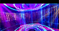 [舞台晚会类]星空幕粒子效果DJ街舞舞蹈晚会演出LED大屏幕...