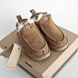 【布布小镇】澳洲雪地靴工厂直供 儿童羊皮毛一体低帮保暖雪地靴