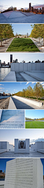 景观设计精华——纽约富兰克林·罗斯福四大自由公园/路易斯•康