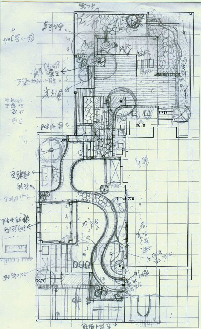 青岛某别墅庭院景观设计（风格 美式田园）...