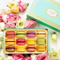 【玛呖德】马卡龙甜点礼盒装12枚法式糕点送礼情人节礼物甜品零食