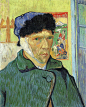 Self Portrait with Bandaged Ear
艺术家：梵高
年份：1889
材质：Oil on canvas
尺寸：60.5 x 50 CM