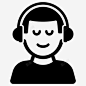耳机听音乐图标 免费下载 页面网页 平面电商 创意素材