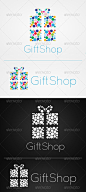 Gift Shop Logo - Symbols Logo Templates  #logo #shop #giftshop #gifts #colorful #template