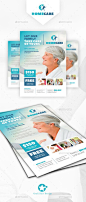 Home Health Care Flyer Template PSD, InDesign INDD. Download here: http://graphicriver.net/item/home-health-care-flyer-templates/16126911?ref=ksioks: 