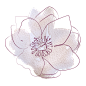唯美水彩粉色花卉婚礼请柬海报卡片装饰免抠PNG图案 PSD模板素材 (114)