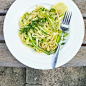 柠香蔬菜意面（Linguine with zesty spring vegetables）