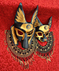 Industrial Anubis and Bast Masks by *merimask on deviantART