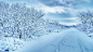 ID-937190-高清晰冬季雪景路高清大图