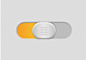 clean slide switch - ui design #采集大赛#