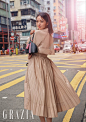 组图：韩星蔡秀彬香港街头拍写真 展清纯气质 : 韩国女艺人蔡秀彬不久前飞往中国香港，在当地街头拍摄了一组时装杂志写真。