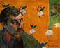 Paul Gauguin - Self-Portrait Dedicated to Vincent van Gogh (Les Misérables), 1888