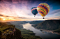 Colorful hot air balloons flying over on Mae Ping National Park by Black Hole on 500px